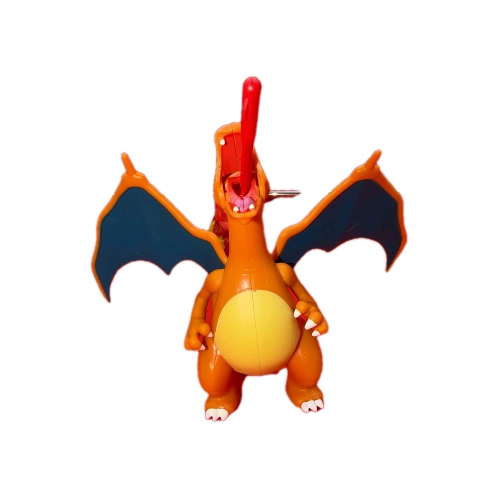 Pokemon Charizard Battle Feature figure 4.5" Deluxe Jazwares 2019 (With Missile)